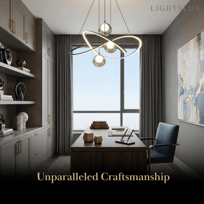 Lunara Minimalist Ring Chandelier