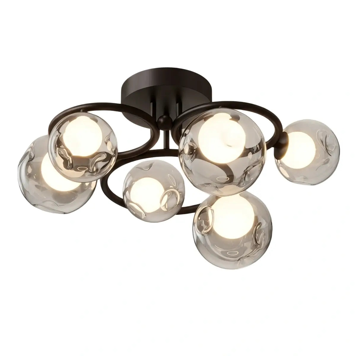 Stellar Modern Semi-Flush Ceiling Light 
