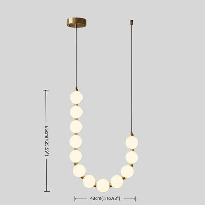 Elegant Chandelier — Brass & Acrylic White&Brass