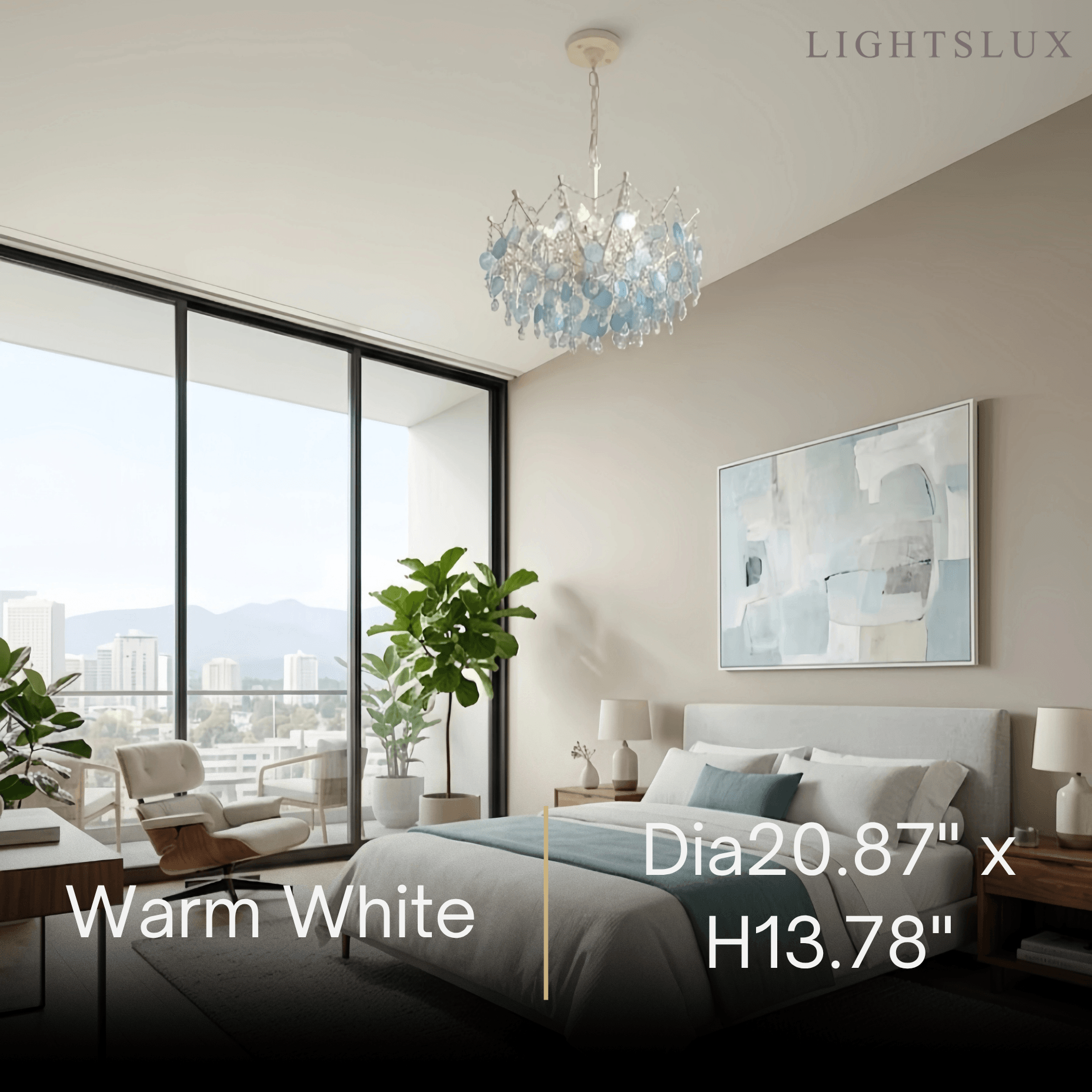 Velora Elegant Crystal Chandelier 