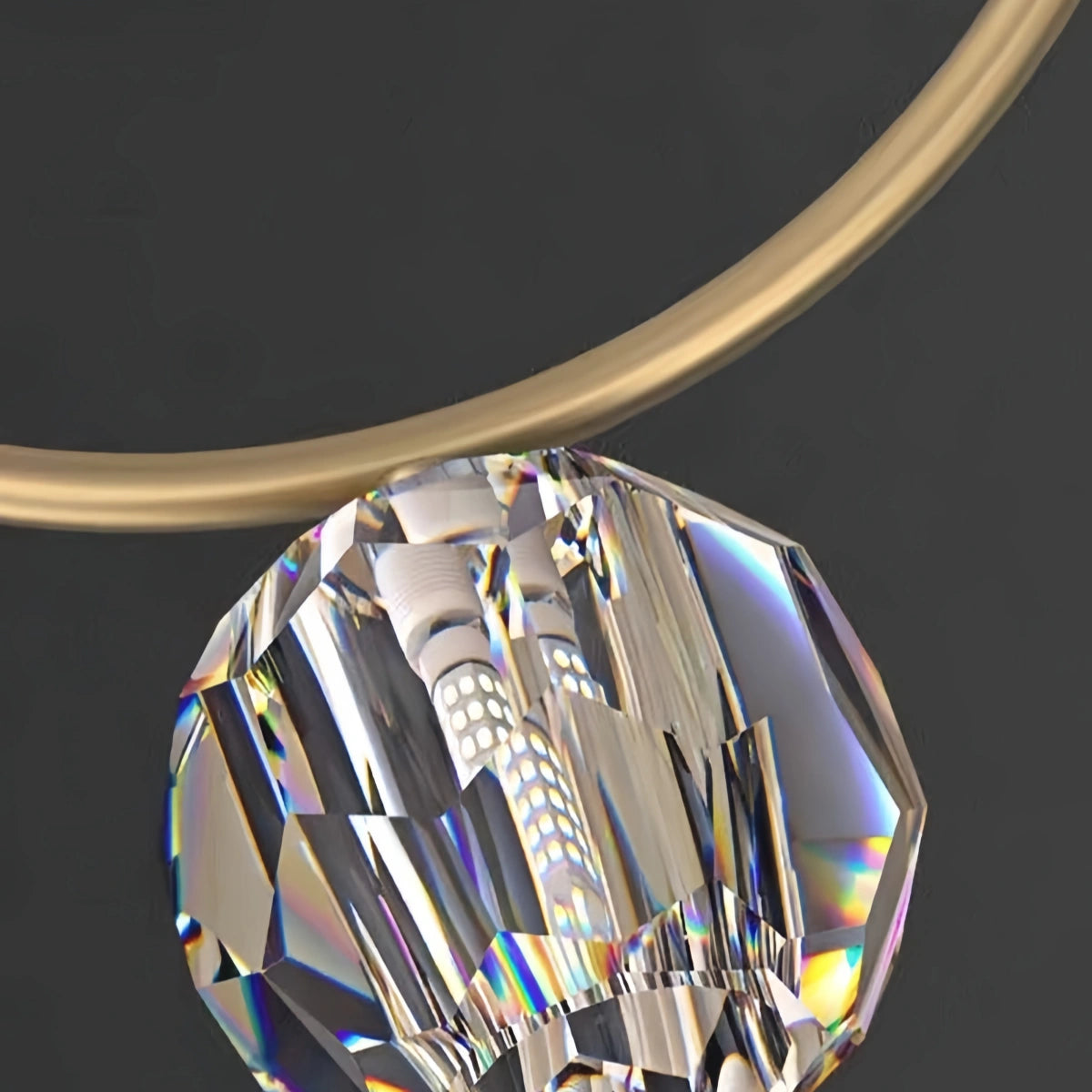 Excelis Modern Luxury Semi-Flush Mount Ceiling Light 