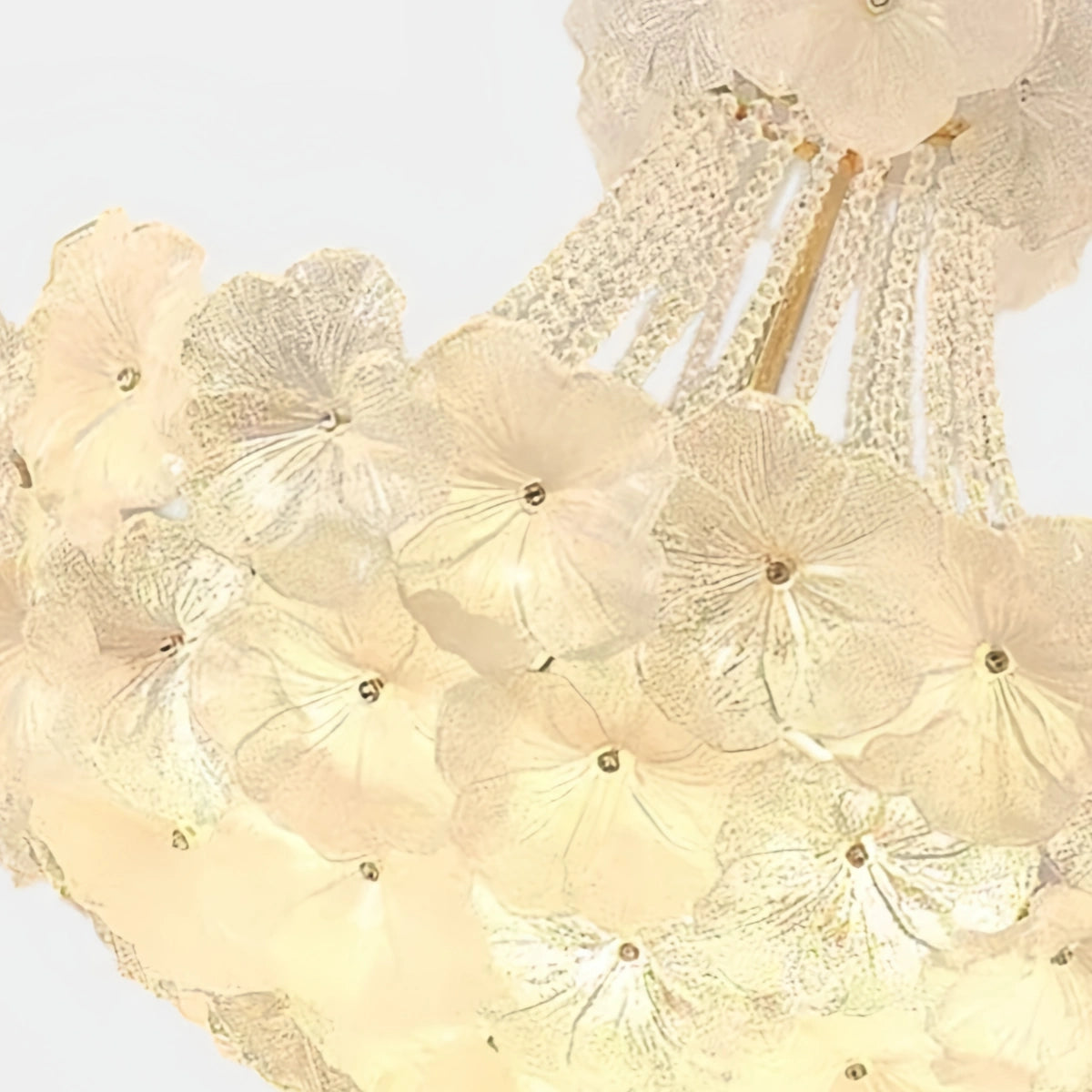 Excelis Elegant Crystal Chandelier -- Iron & Glass for Dining Room Living Room