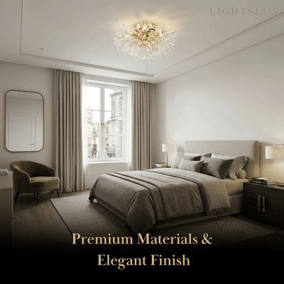 Excelis Elegant Semi-Flush Ceiling Light