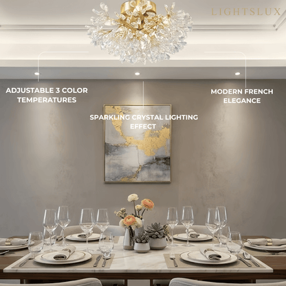 Excelis Elegant Semi-Flush Ceiling Light
