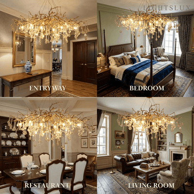 Excelis Luxury Branch Chandelier 