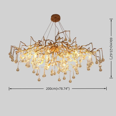 Excelis Luxury Branch Chandelier 