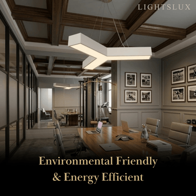 Modern Y-Shaped Pendant Light -- Aluminum Black White Silver