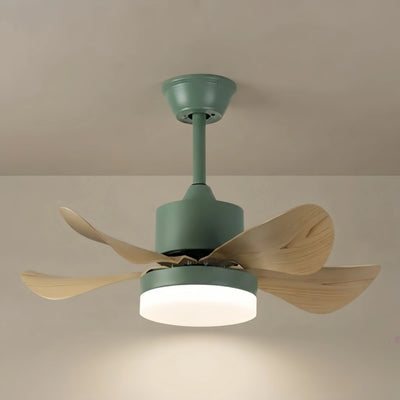 Zenno_Minimalist_Ceiling_Fan_Light_--_Metal_ABS_with_LED_White_Oak_Grey_Black_Green