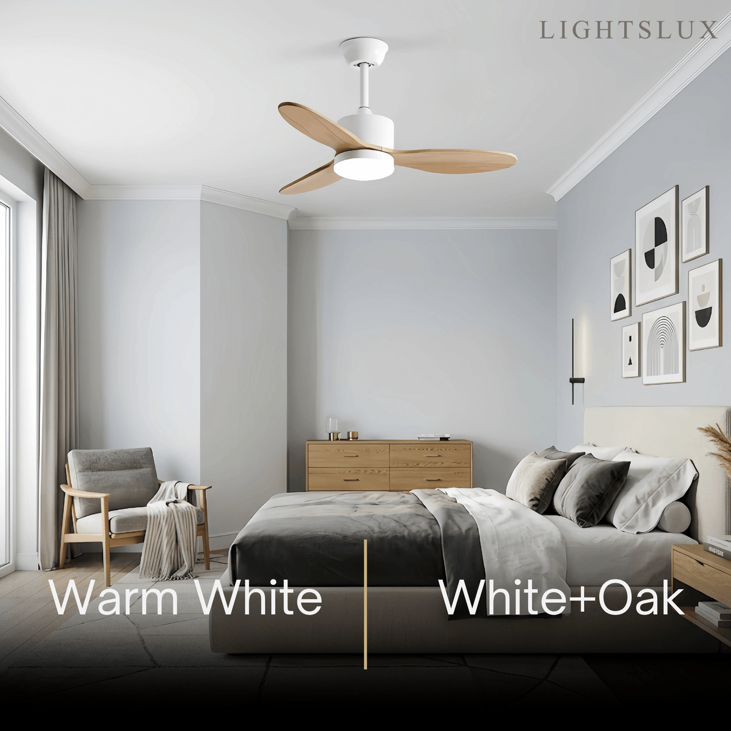 Vivara  Minimalist Ceiling Fan Light