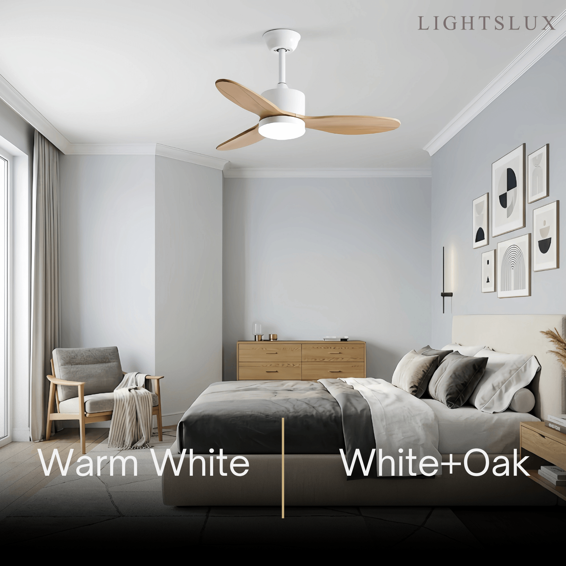 Vivara  Minimalist Ceiling Fan Light