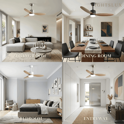Vivara  Minimalist Ceiling Fan Light