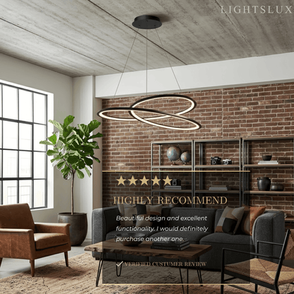 Arcato Nordic Swirl Chandelier