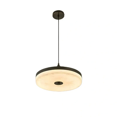 Alba Modern Alabaster Disc Pendant Light