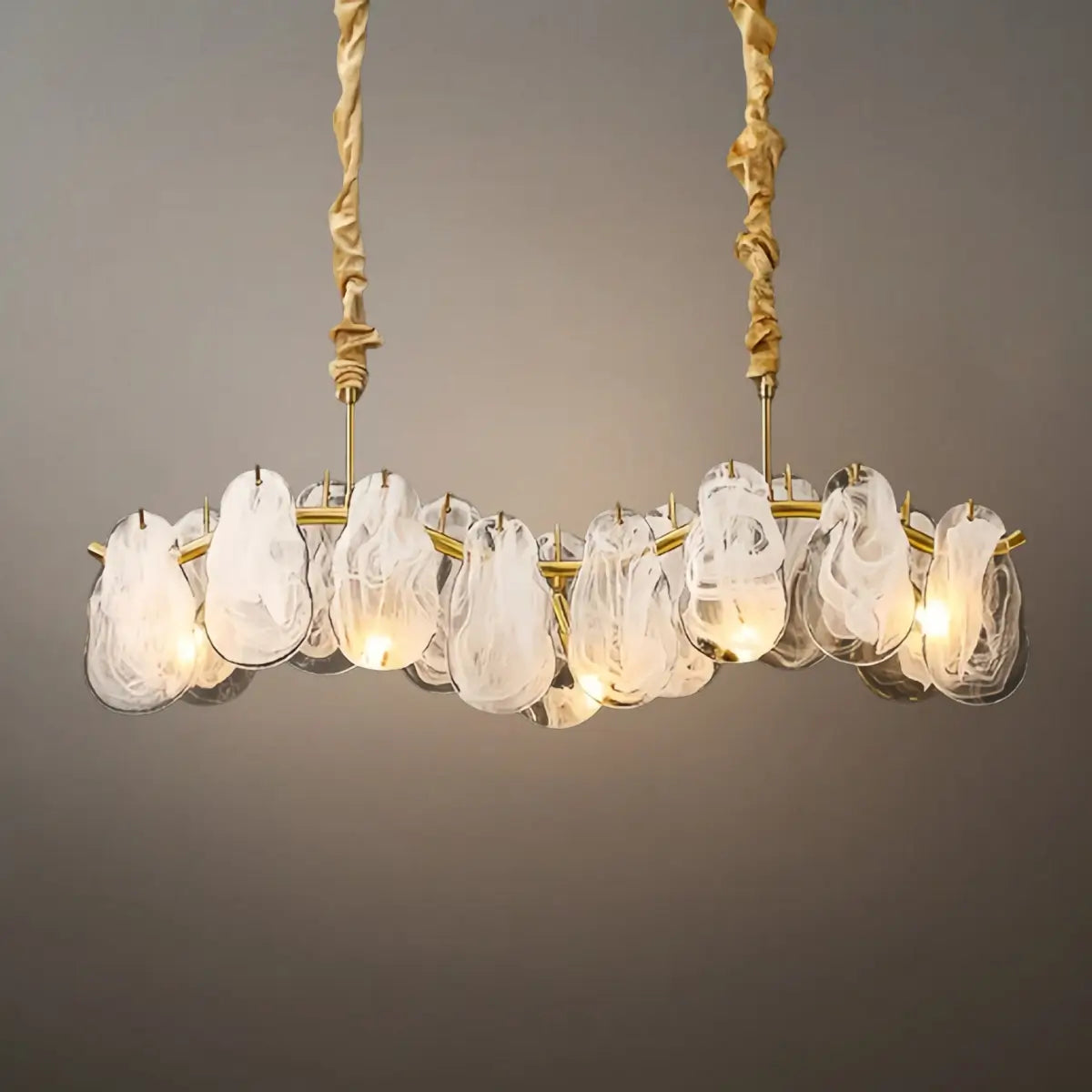 Velora_Elegant_Cloud_Glass_Linear_Chandelier