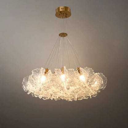 Vivara Modern Cloud Chandelier -- Colorful Acrylic White/Red/Purple/Blue for Dining Room