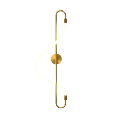 Arcato Artistic Musical Note Wall Lamp – Gold
