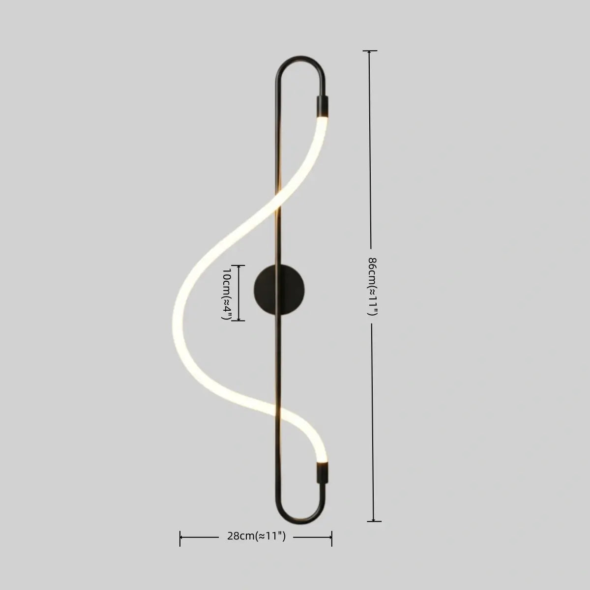 Arcato Artistic Musical Note Wall Lamp – Gold