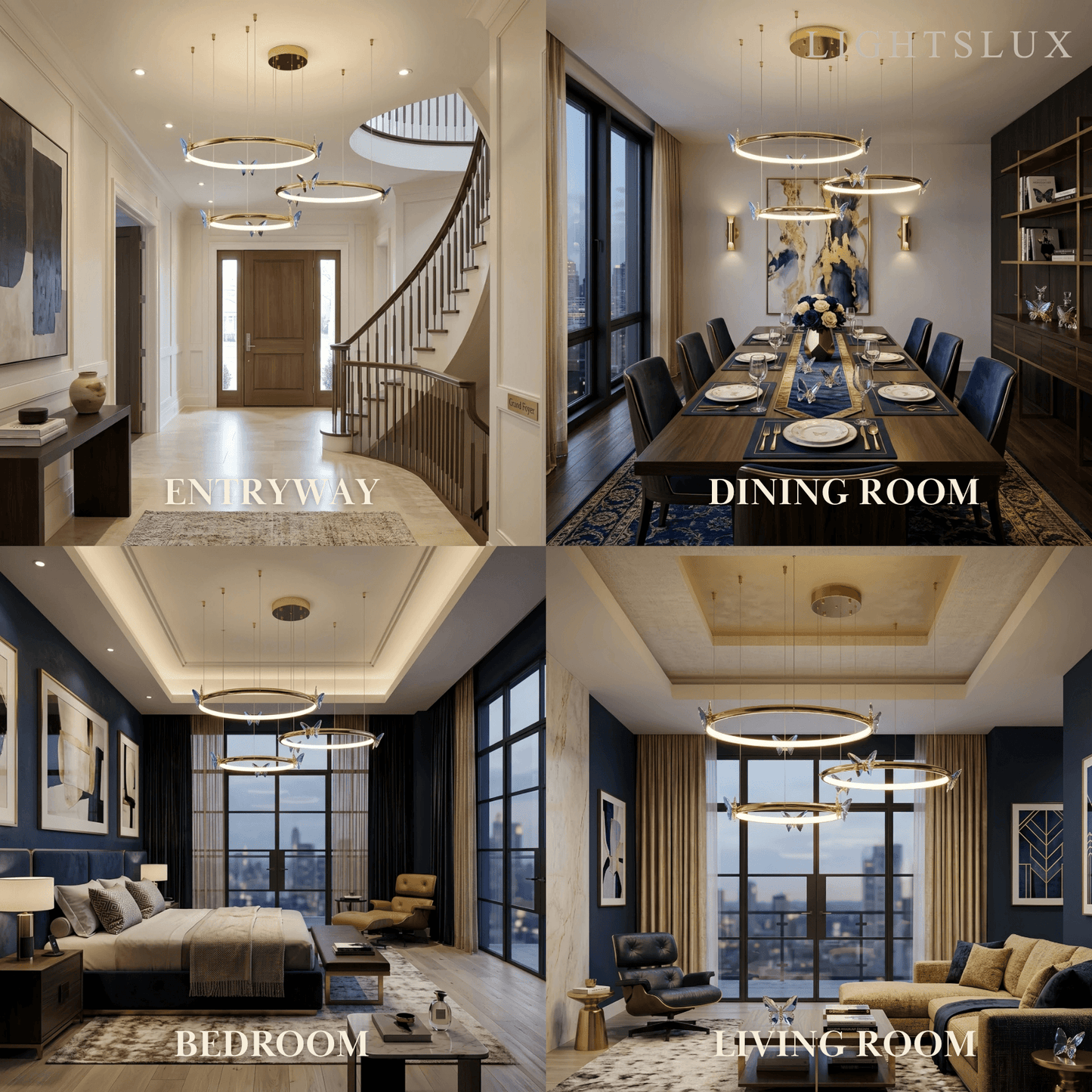 Velora Modern Circular Chandelier 
