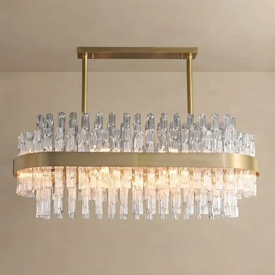 Excelis_Luxury_Rectangular_Crystal_Chandelier_Gold_Frame