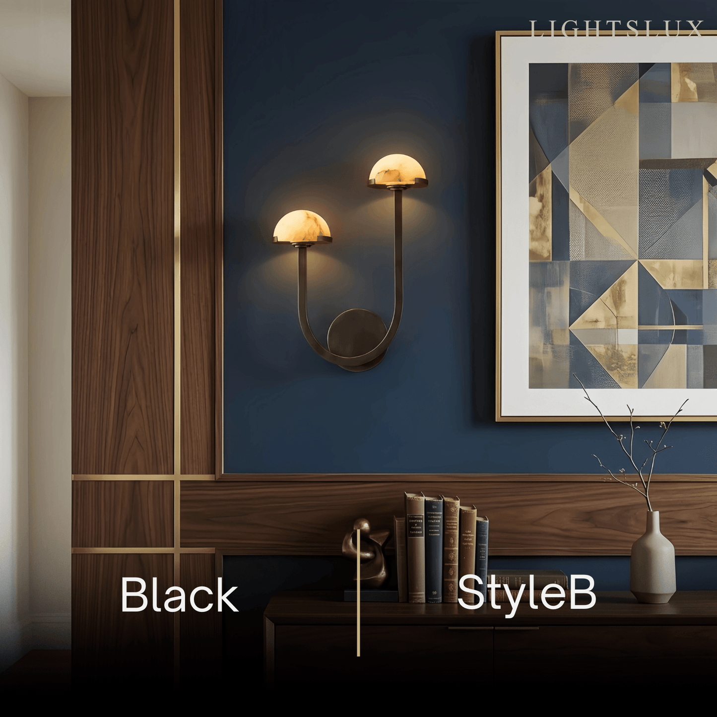 Alba Modern Double Wall Light