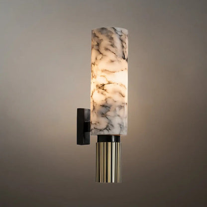 Alba Minimalist Alabaster Wall Lamp
