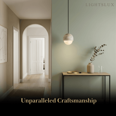 Alba Modern Alabaster Pendant Light
