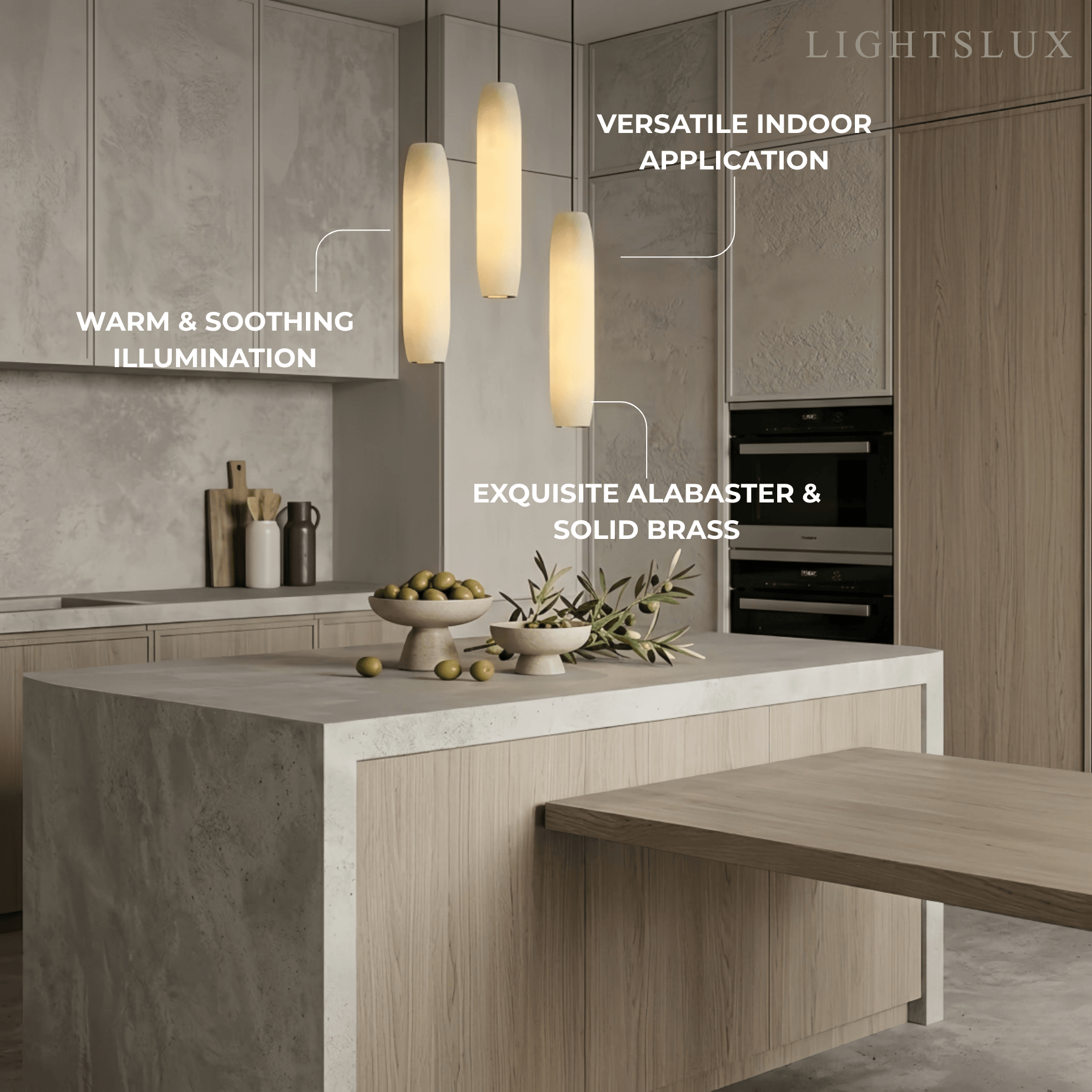 Alba Modern Cylinder Pendant Light