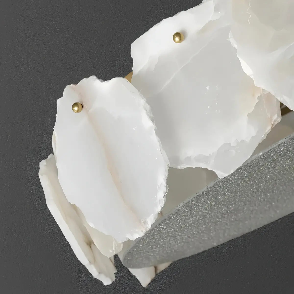 Alba Modern Alabaster Glass Ceiling Light 