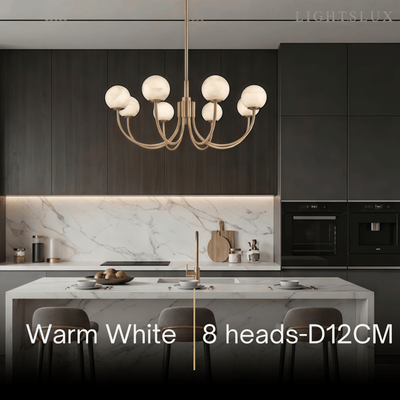Alba Modern Minimalist Globe Chandelier