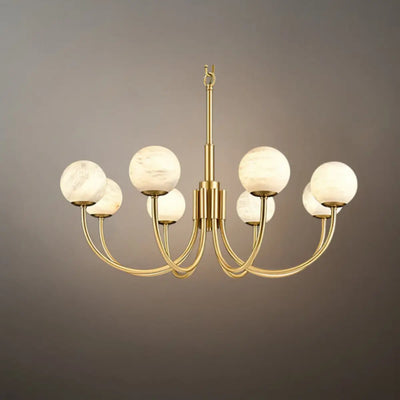 Alba Modern Minimalist Globe Chandelier