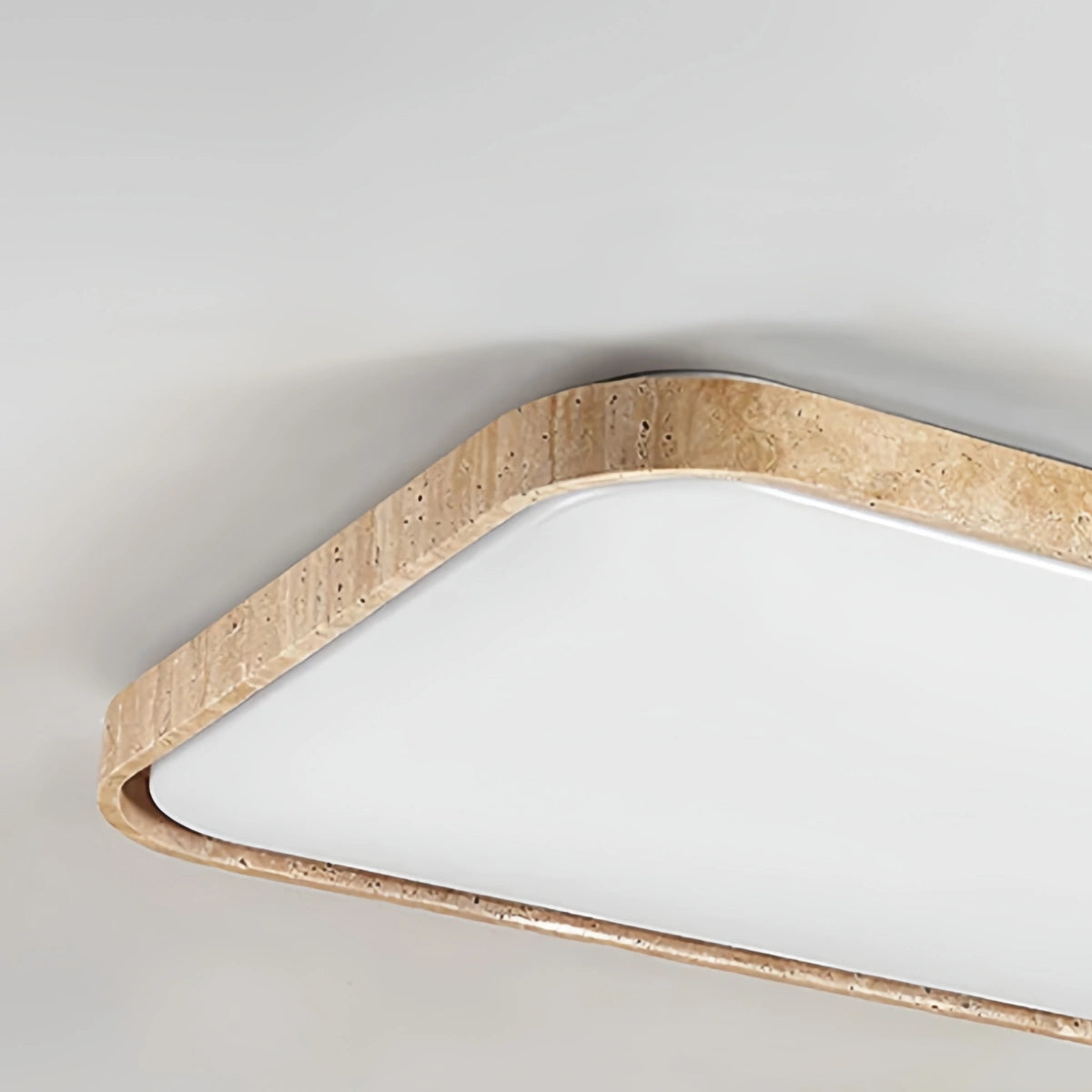 Strata Modern Travertine Ceiling Light