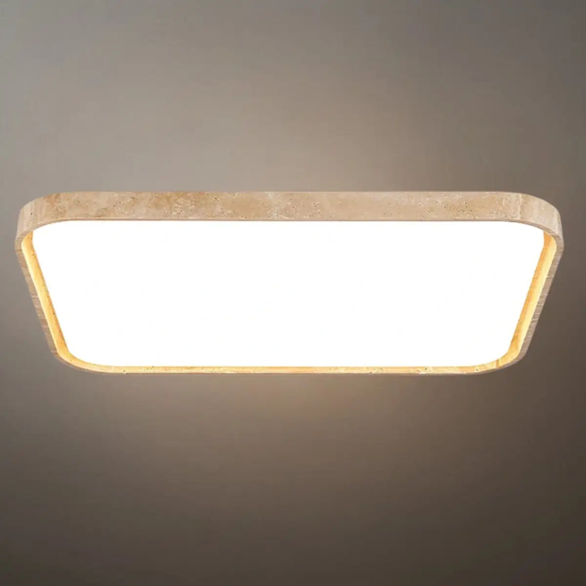 Strata Modern Travertine Ceiling Light