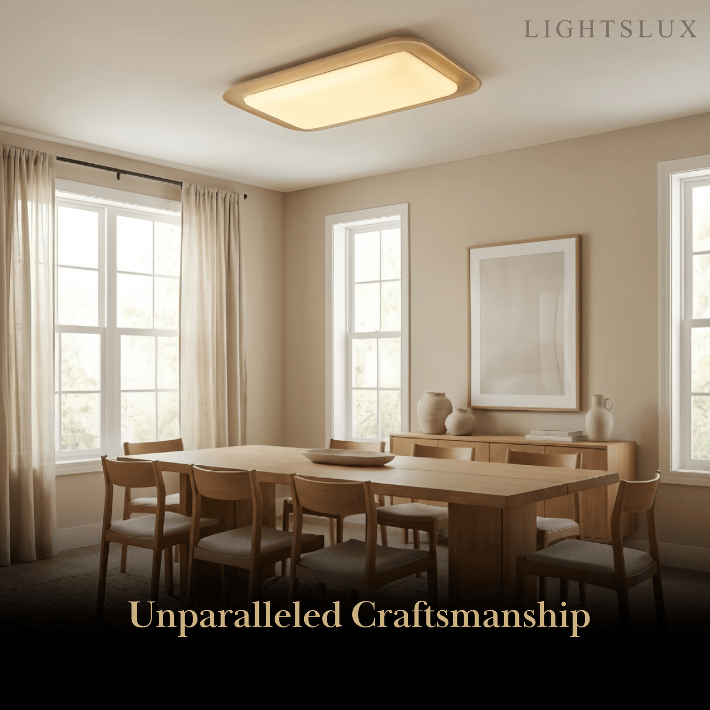 Strata Modern Travertine Ceiling Light – Yellow Stone