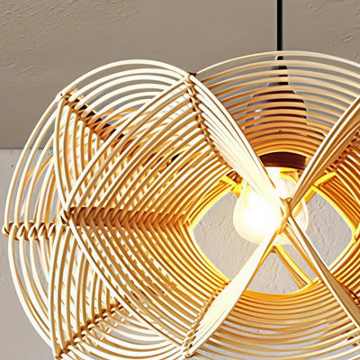 Bamburo Nordic Woven Rattan Pendant Lamp Pendant Lamp