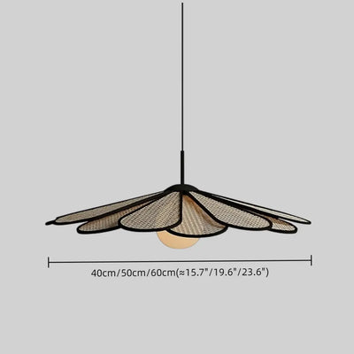 Bamburo_Natural_Rattan_Petal_Pendant_Light