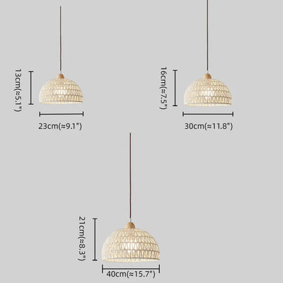 Bamburo Natural Pendant Light
