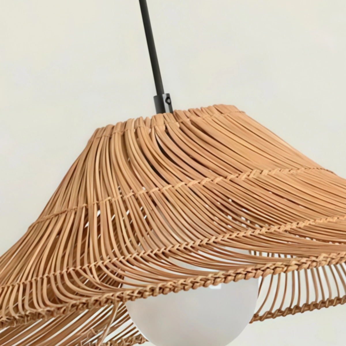 Bamburo Natural Rattan Pendant Light 