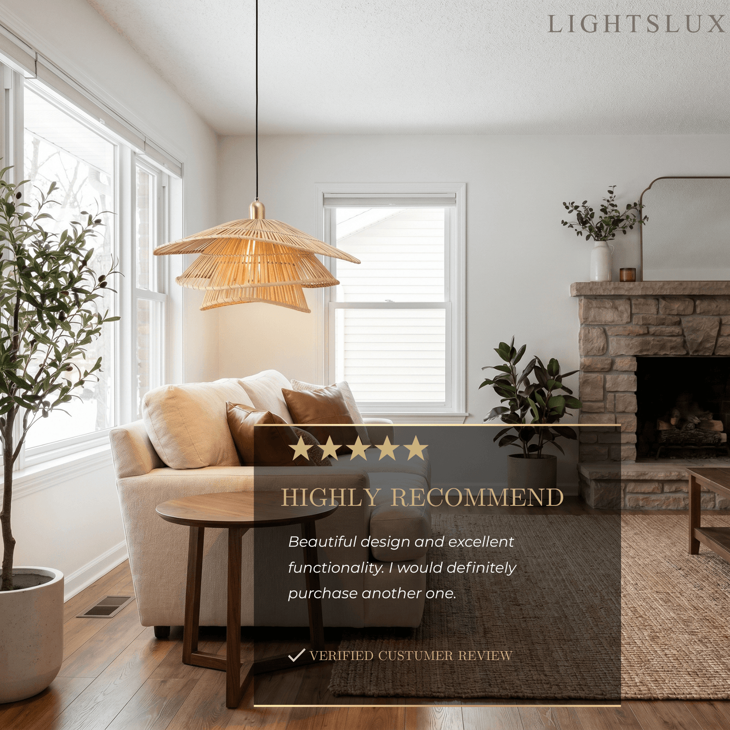 Bamburo Natural Weaver Pendant Lamp