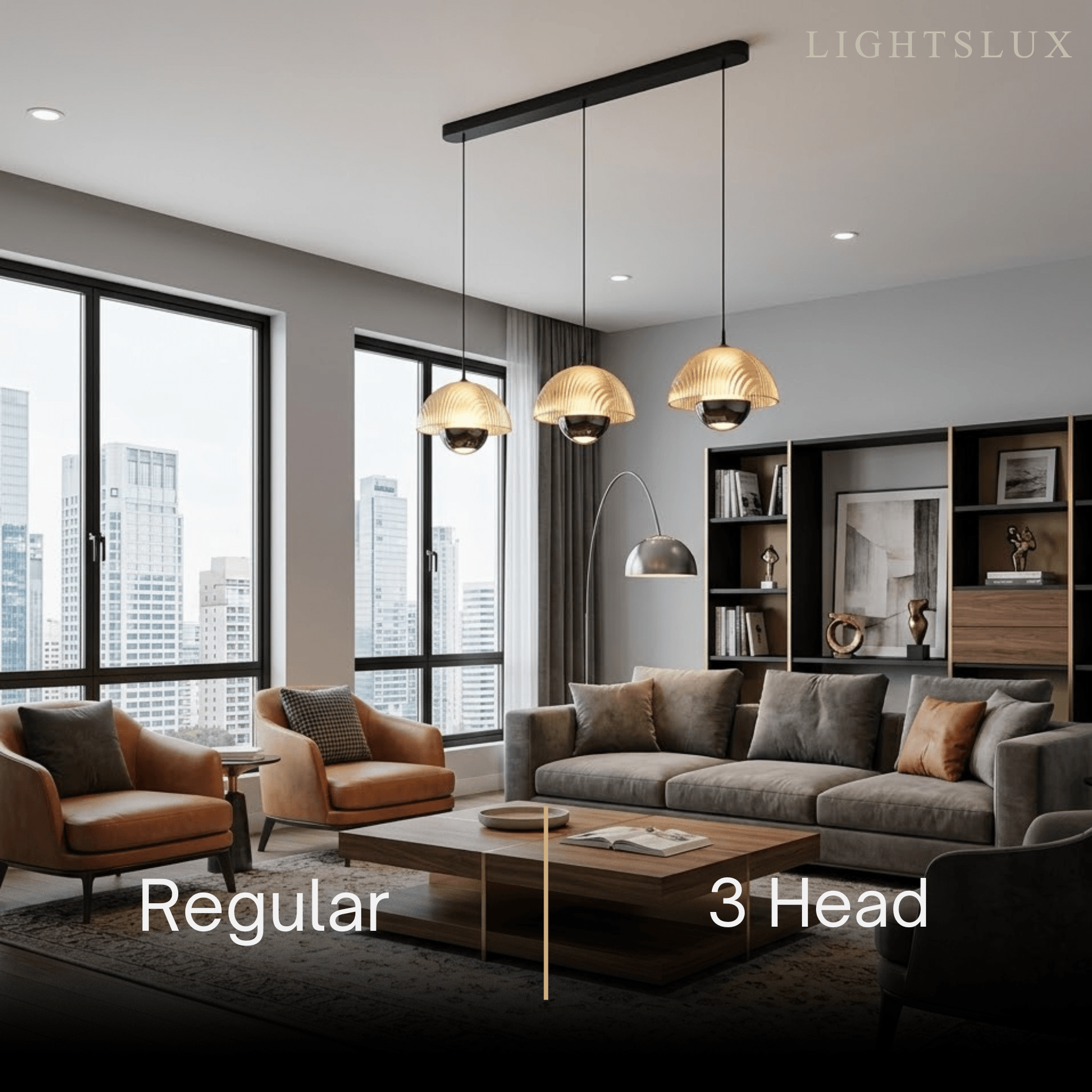 Velora Artistic Pendant Light -- Iron & Aluminum with Acrylic Shade, Pearl Black for Bedroom Dining Room