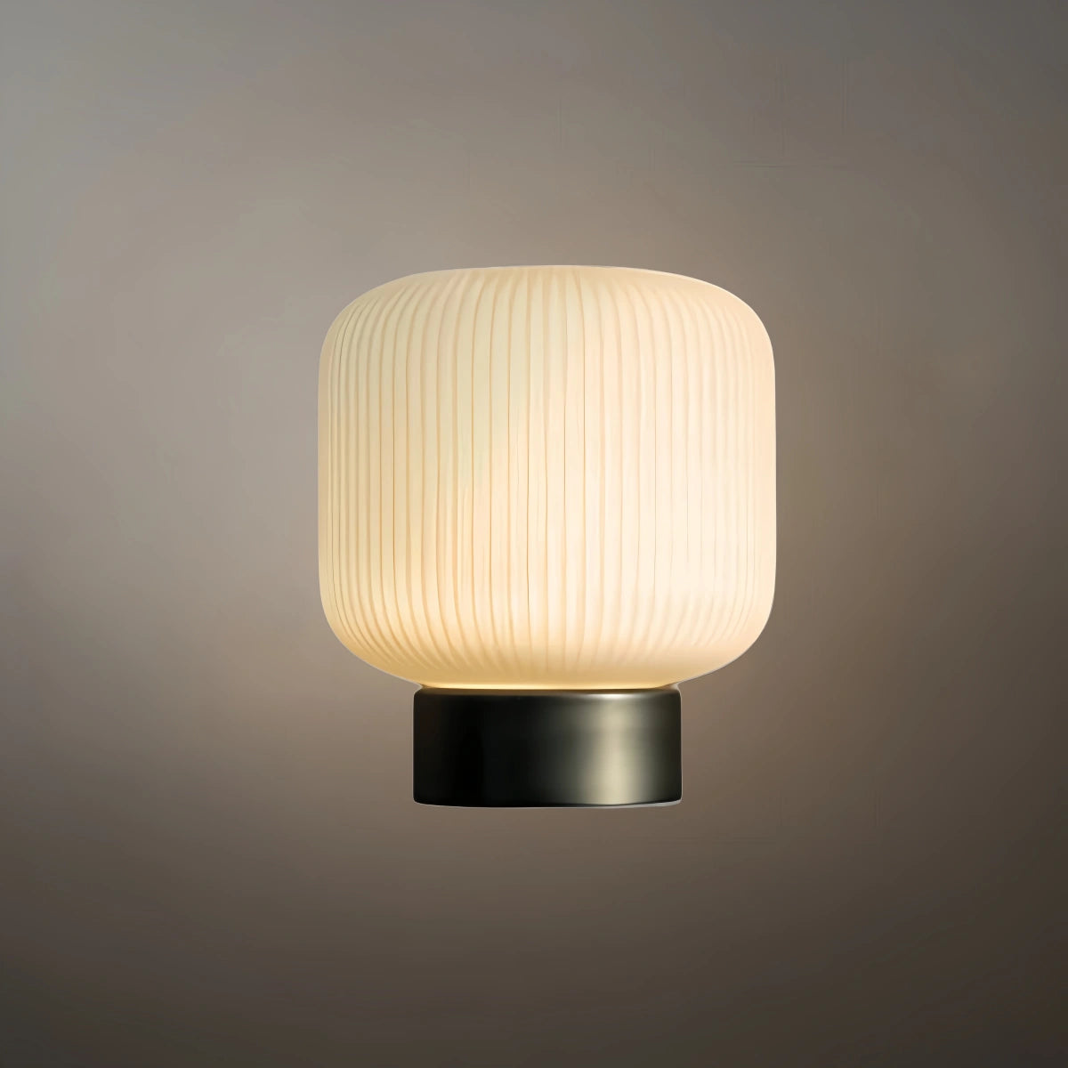 Crema Light Table Lamp -- Metal & Frosted Glass with Touch & Human Induction for Bedroom Living Room