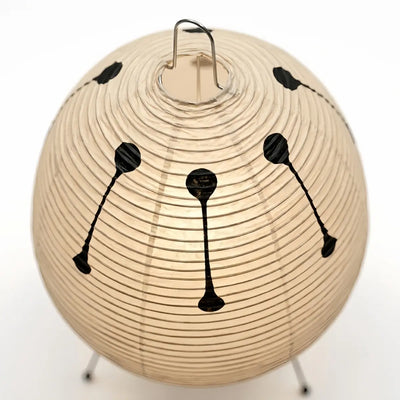 NWLWabi-Sabi Oval Rice Paper Table Lamp--Tripod Ambient Light 