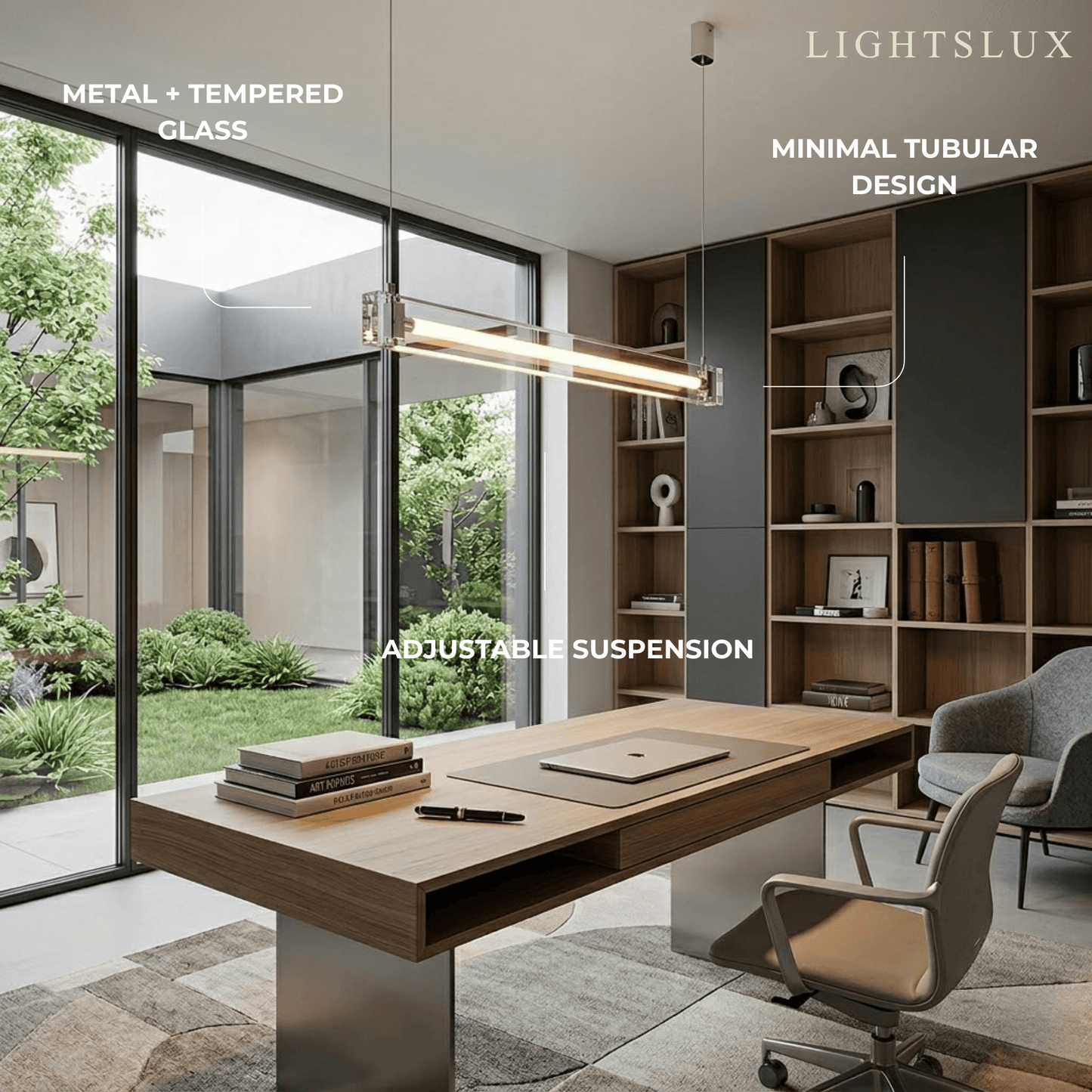 Arcato Minimalist Linear Pendant Light 