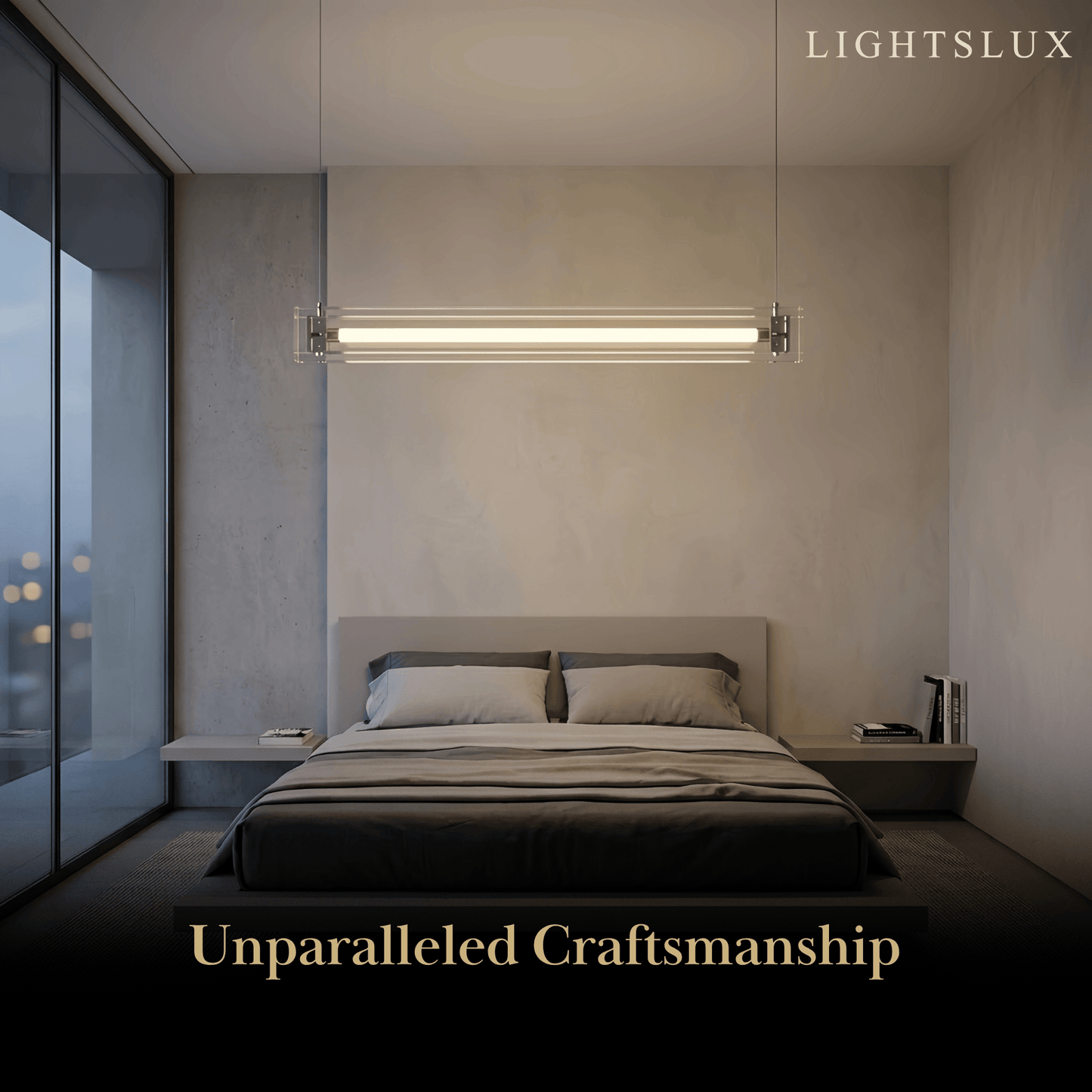 Arcato Minimalist Linear Pendant Light 