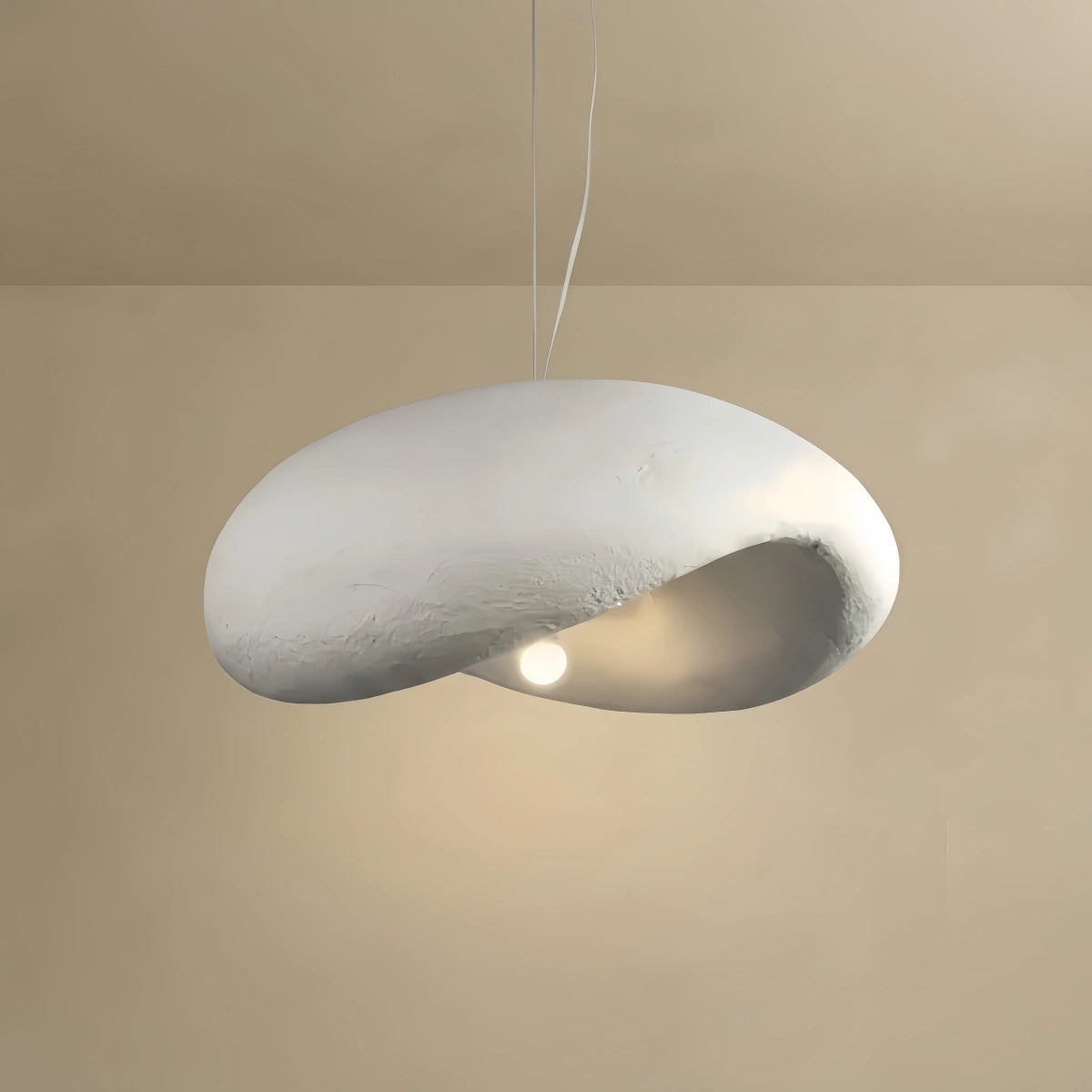 Sandora_Modern_White_Dome_Pendant_Light