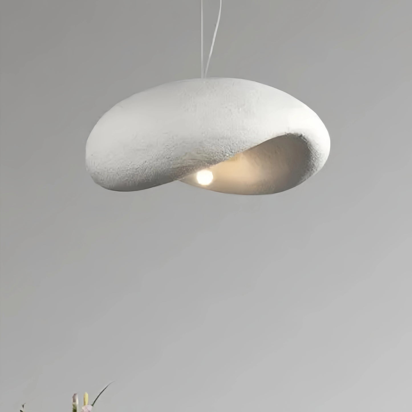 Sandora Modern White Dome Pendant Light