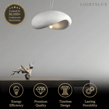 Sandora Modern White Dome Pendant Light