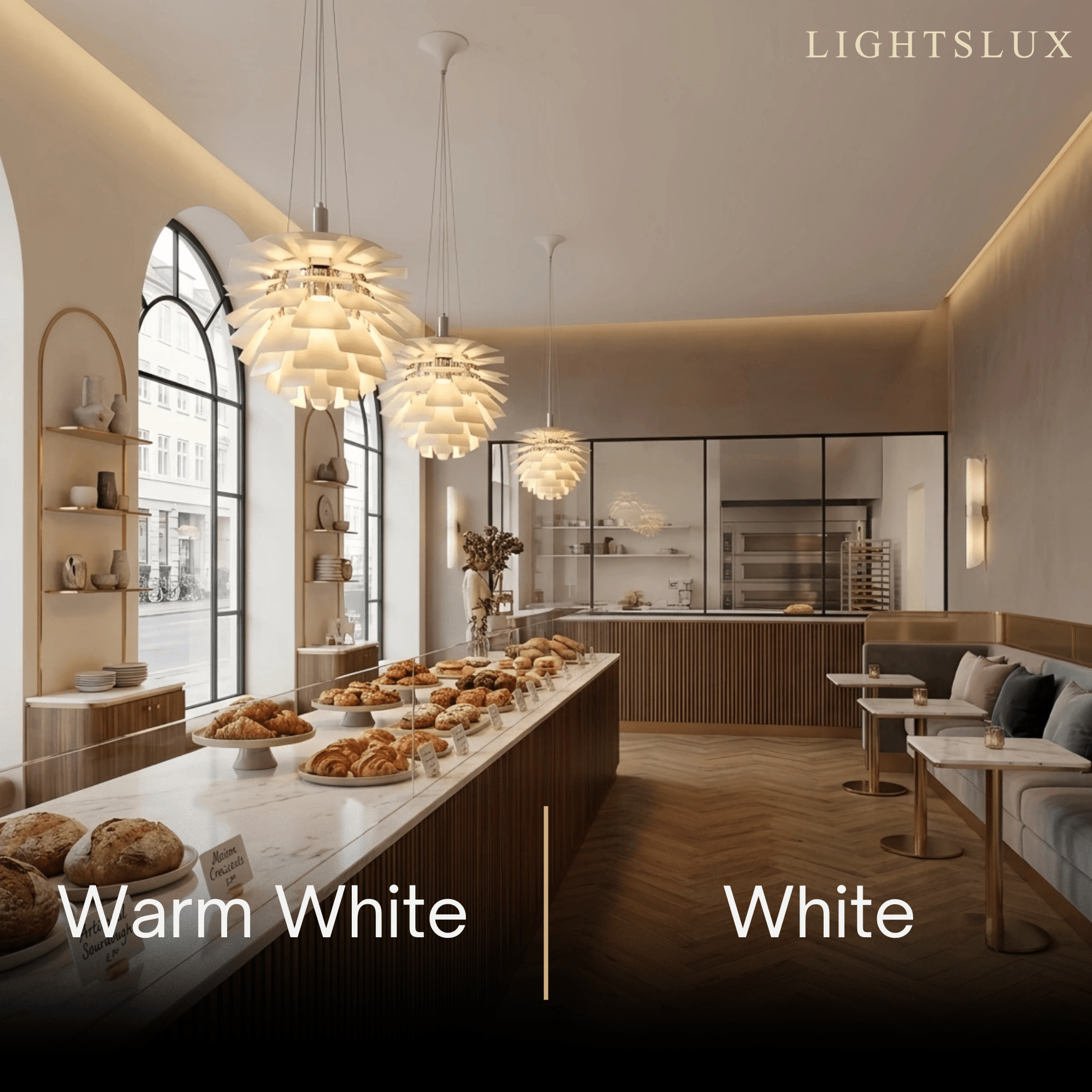 Vivara Nordic Aluminum Pendant Light — Pinecone Design Silver/White/Black for Dining Room White