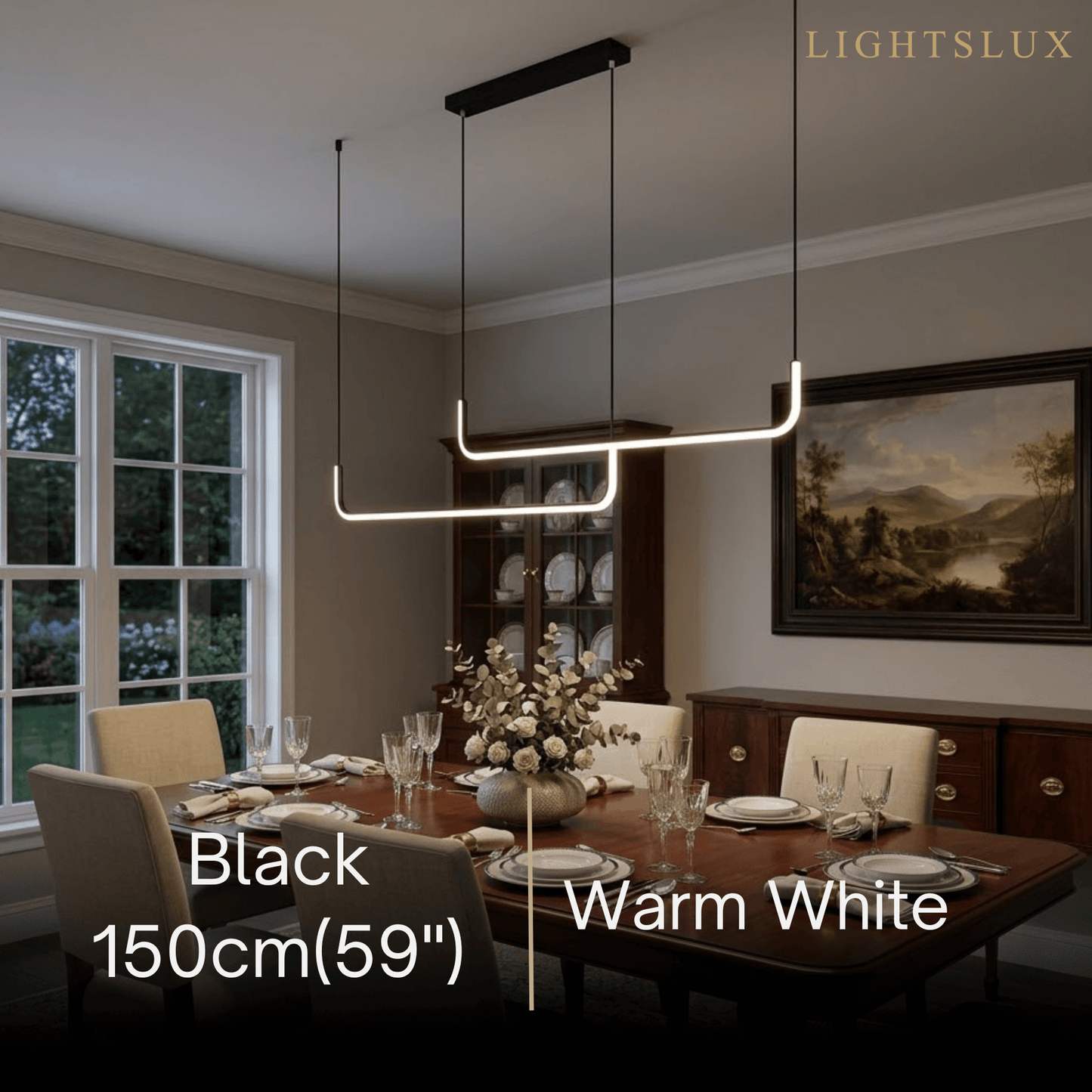 Arcato Minimalist Linear Pendant Light 