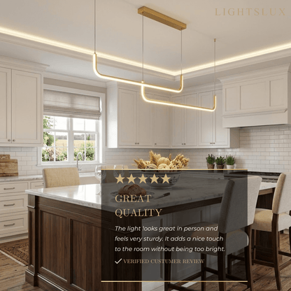Arcato Minimalist Linear Pendant Light