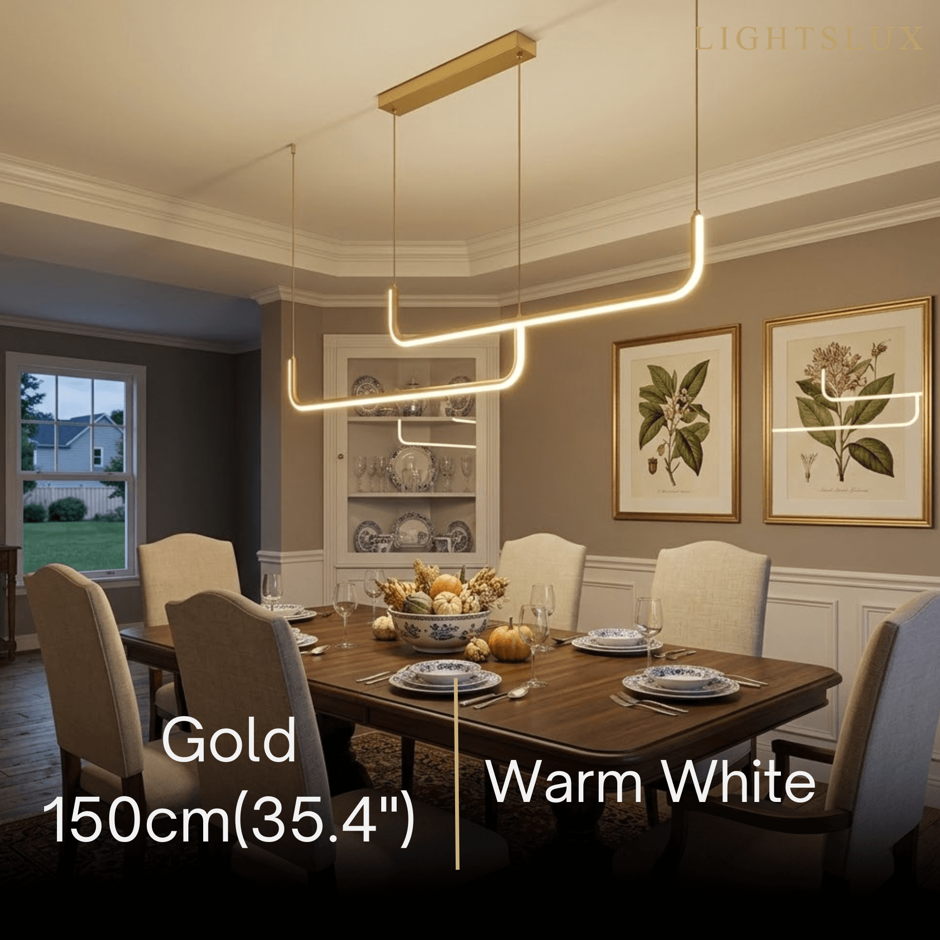 Arcato Minimalist Linear Pendant Light 